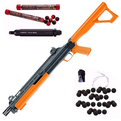 Home Self Defense Shotgun .68 Caliber CO2 Shotgun Pepper Round Air Rifle