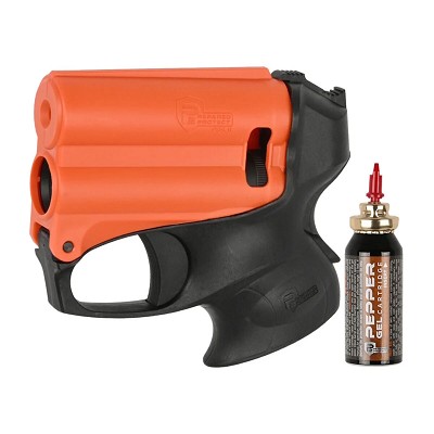 P2P PGS II Compact Pepper Gel Launcher Self Defense Pistol with Flashlight